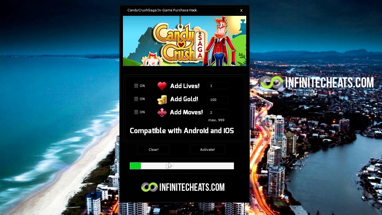 Candy Crush Saga Hack Free Lives Free Gold Free Moves Android IOS