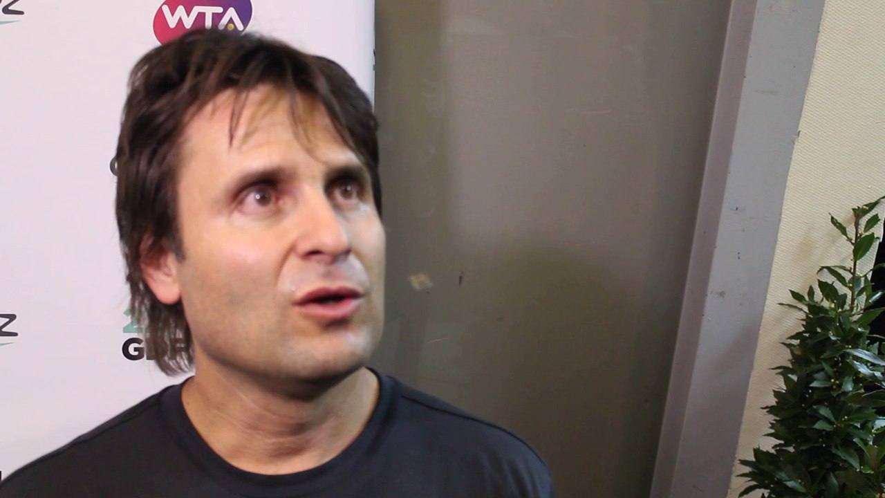Open GDF SUEZ - Fabrice Santoro : "Je suis content d'être ici"