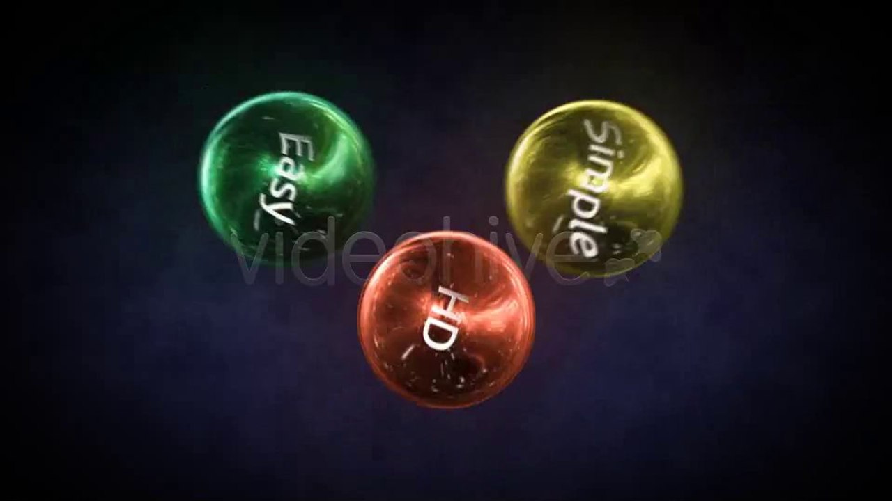 Dynamic Spheres Logo - After Effects Template