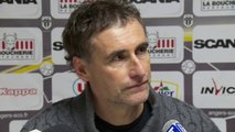 Conférence de presse Angers SCO - Dijon FCO (0-0) : Stéphane MOULIN (SCO) - Olivier DALL'OGLIO (DFCO) - 2013/2014