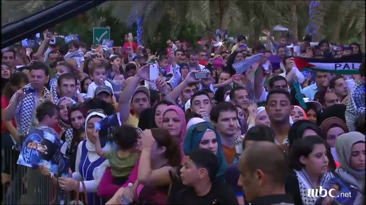 محمد عساف في mbc _دبي_ _ الجمهور قبل وصوله