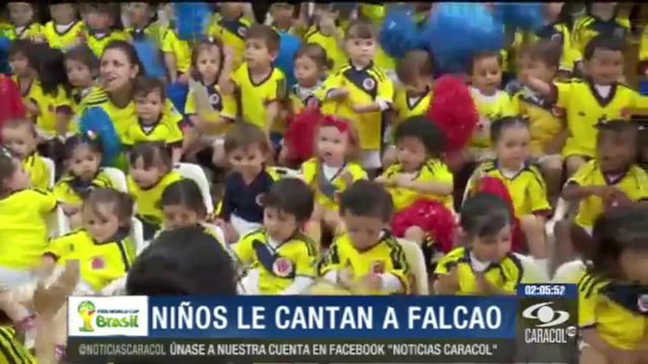 Grupo de niños le envió un mensaje muy especial a #Falcao en su recuperación - Mayores - Golcaracol.com