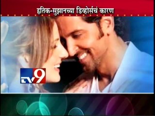 Hrithik Roshan & Sussanne Divorce Reason-TV9