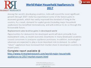 RnRMR: Major Household Appliances Market 2017