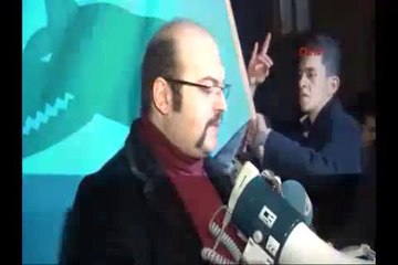 BDP'ye yürümek isteyen ülkücülere polis engeli