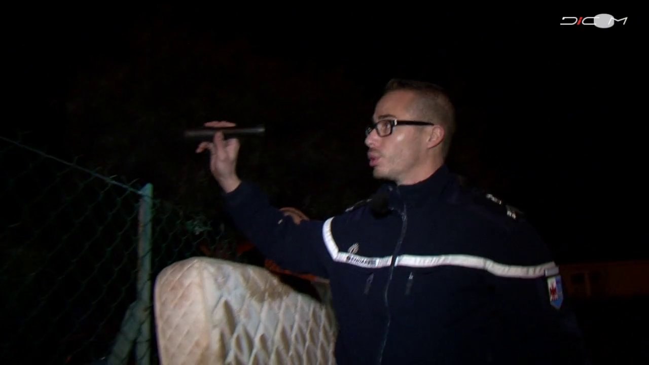 Inondations dans le Var ( Sécurisation des zones sinistrées par la gendarmerie)