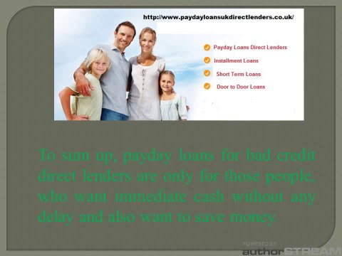 Payday Loans Direct Lenders @ paydayloansukdirectlenders.co.uk/