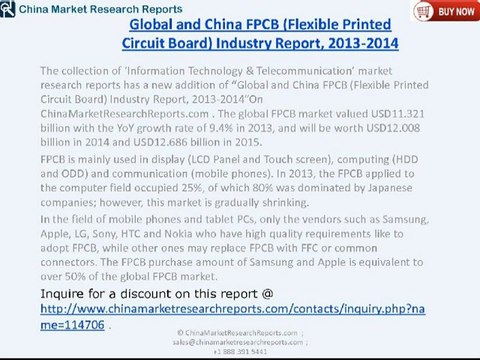 CMRR: China FPCB (Flexible Printed Circuit Board) Market