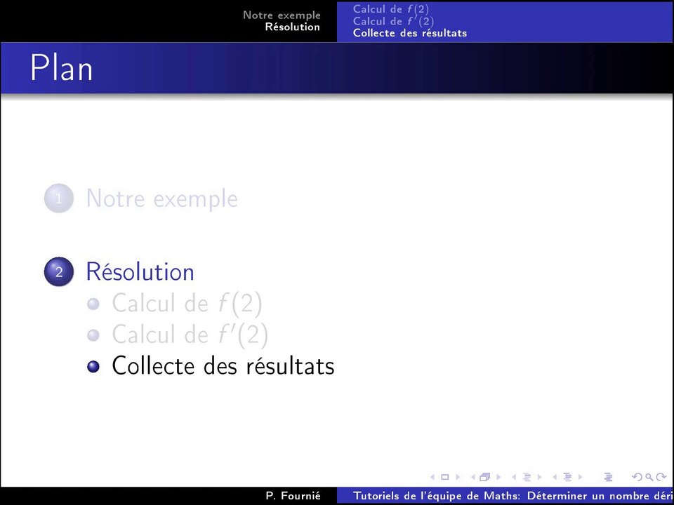 Utilisation du formulaire de dérivation sur un cas concret
