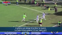 Un match de foot arrêté après 8 simulations de blessures