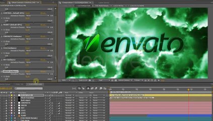 Movie Cinematic Clouds Logo