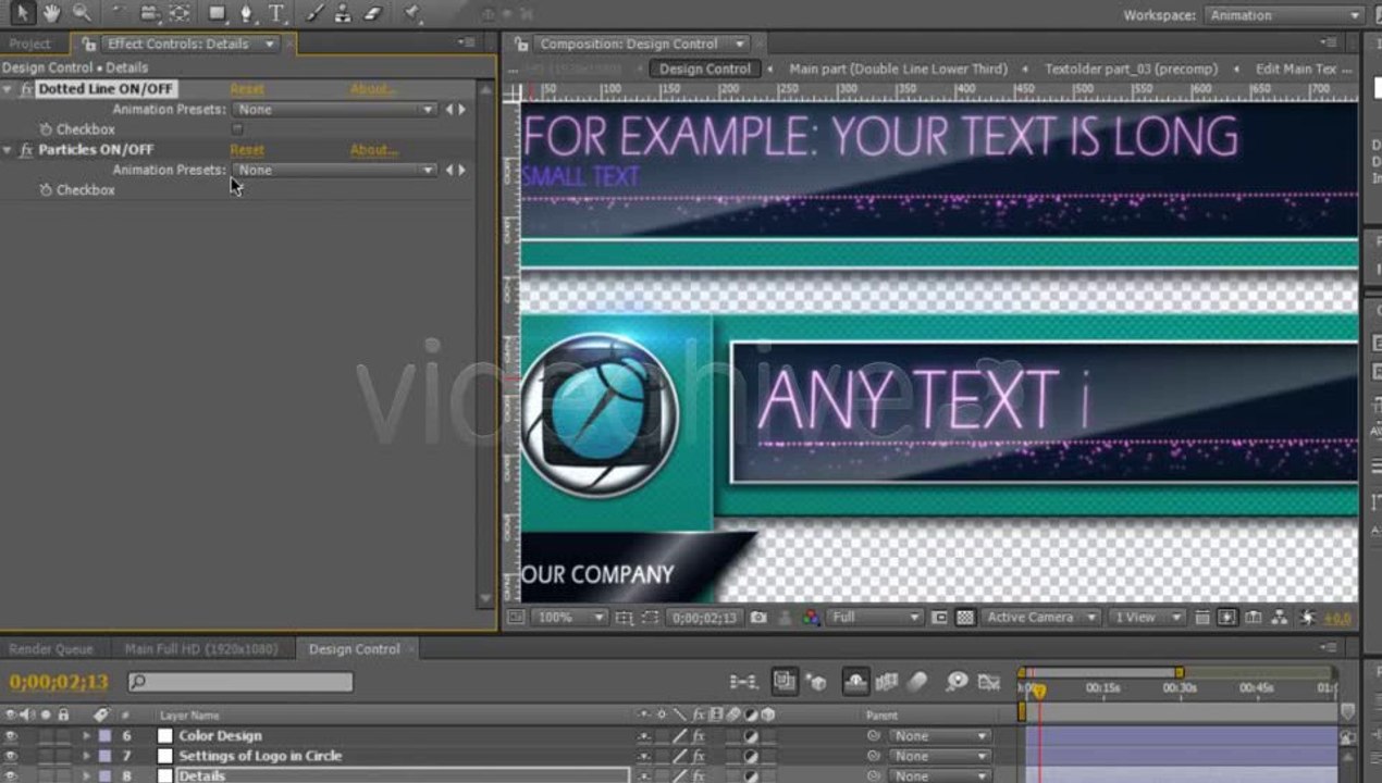 Techno Lower Third