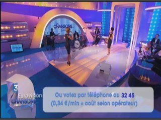 Joanna "Ma Liberté" dans les chansons d'abord spécial Eurovision sur France 3
