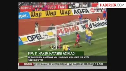 FIFA, Tarihin En Büyük 11 Hakem Hatasını Seçti