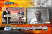 Ex premier Óscar Valdés asegura que Tacna perdió con fallo de La Haya