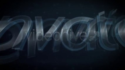 Digital Glass Logo - After Effects Template