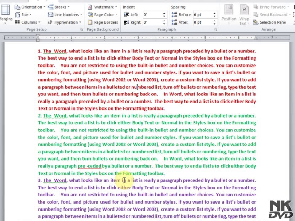 Lesson  79 Paragraph Spacing (Microsoft Office Word 2007_2010 Free Tutorial Urdu Hindi Video Training taleem.tv Pakistan Education