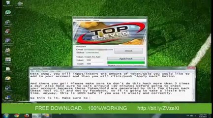Top Eleven Coins & Token & Cash [Free Download] ** WORKING ** 2014
