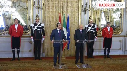 Gül-Napolitano ortak basın toplantısı -