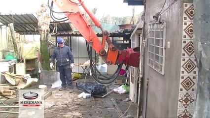 Sicurezza, primo giorno di demolizione per le abitazioni abusive sulla foce dell’Aniene