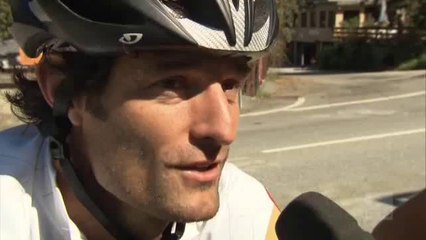 Mark Webber  - Mountain Bike Ride