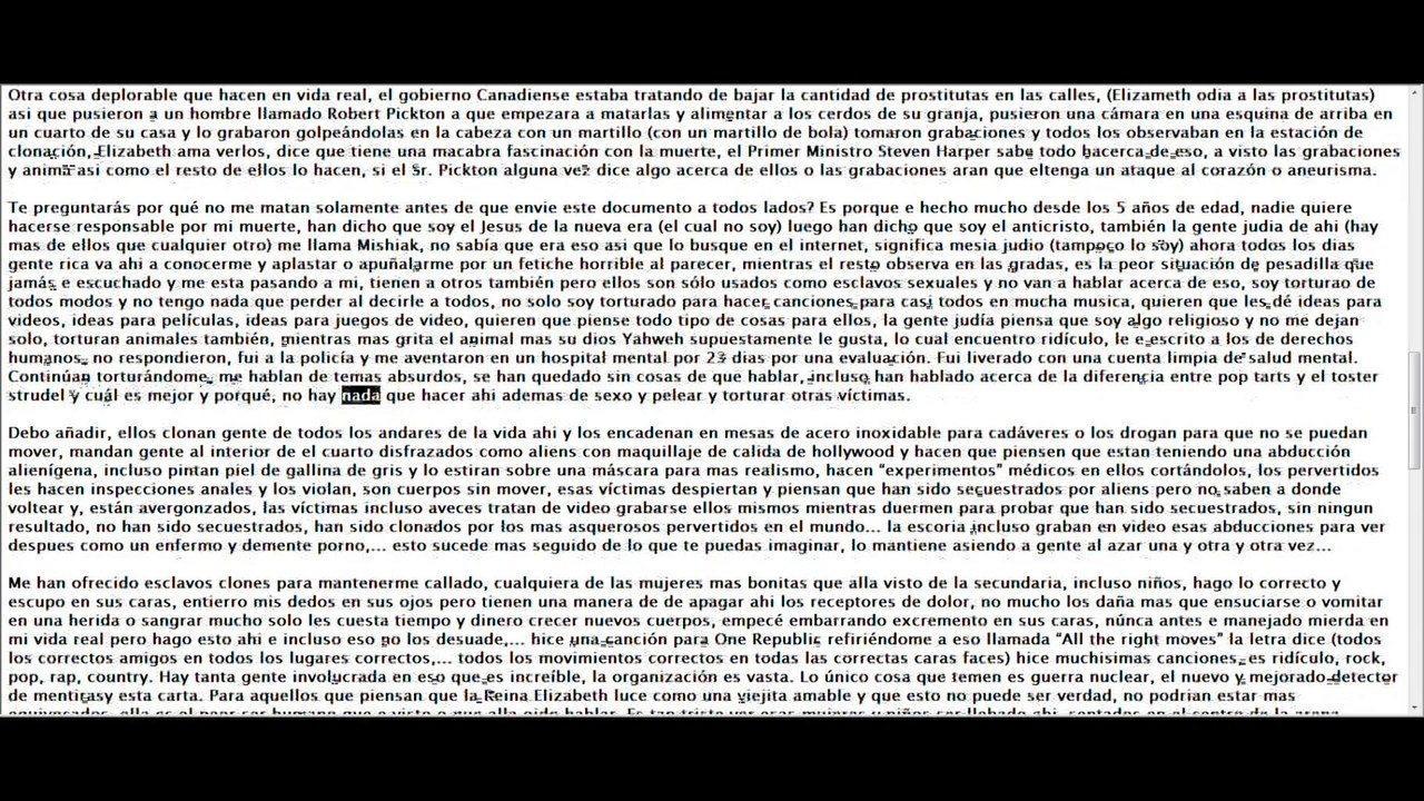 El Documento Más Importante Que A Sido Puesto En El Internet