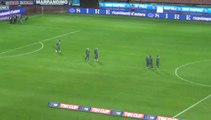 Giocatori in campo per Napoli - Lazio