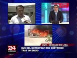 Denuncian que Municipalidad de Lima no supervisa a buses del Metropolitano
