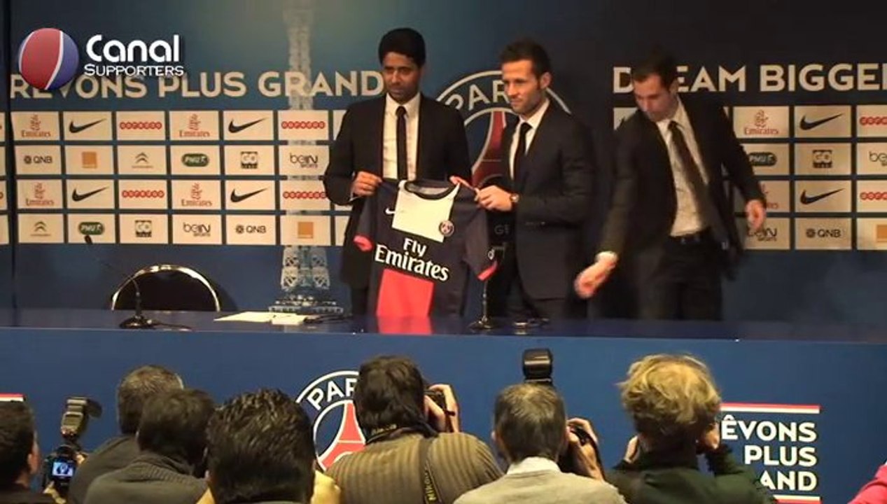 Présentation officielle de Yohan Cabaye au PSG