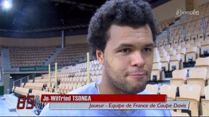 Coupe Davis : L'équipe de France à l'entraînement (Vendée)