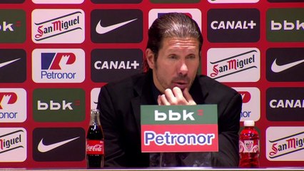 Simeone explica la victoria del Atlético de Madrid