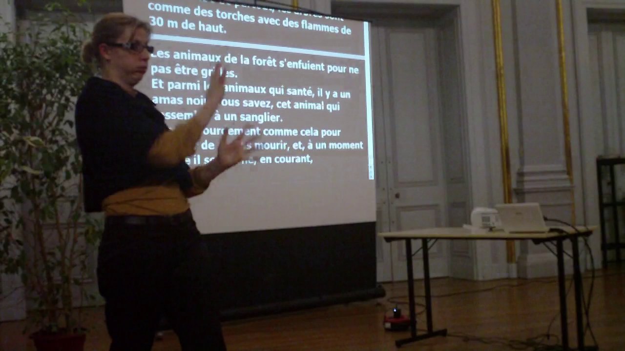 Conférence mairie de laval - surdi 53 traduction en audio-description et LSF