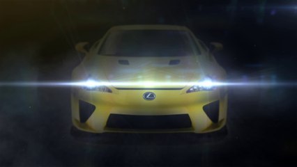 Une Lexus LFA boostée en approche