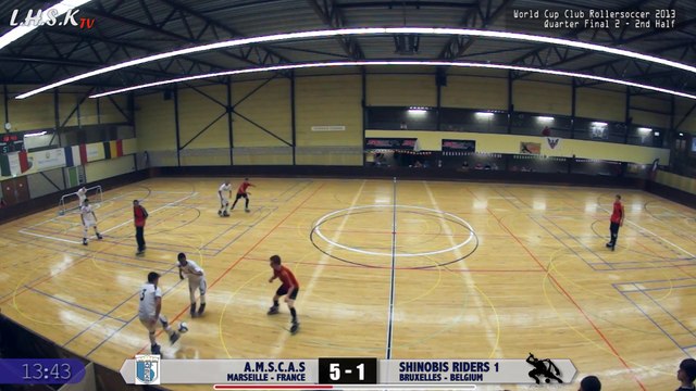 QF2 AMSCAS vs SHINOBIS [World Cup Club Zaandam 2013)
