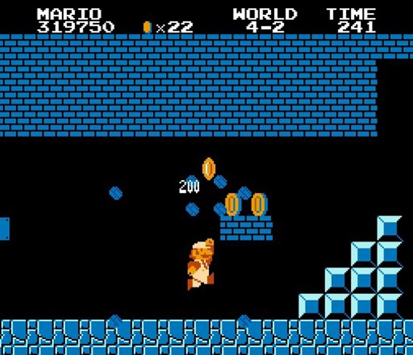 NES.- SUPER MARIO 1 MUNDO 4