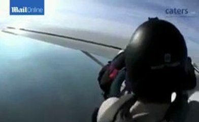 HelmetCam UNCONSCIOUS Skydiver freefalls 12000 feet