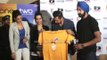 Real life couple Abhay Deol and Preeti Desai launched the merchandise of their film One by Two