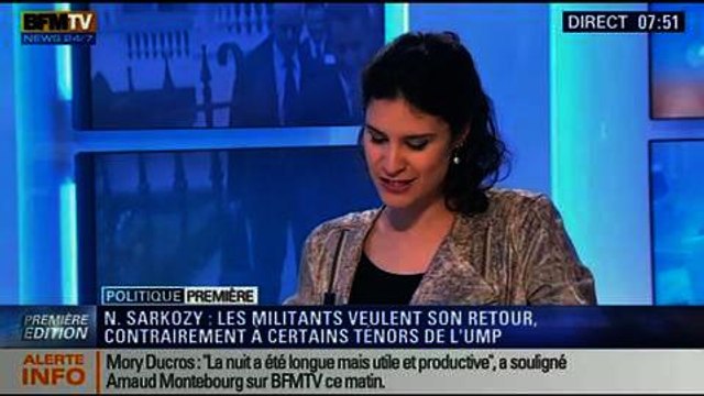 Politique Première: Nicolas Sarkozy: Les militants veulent son retour - 30/01