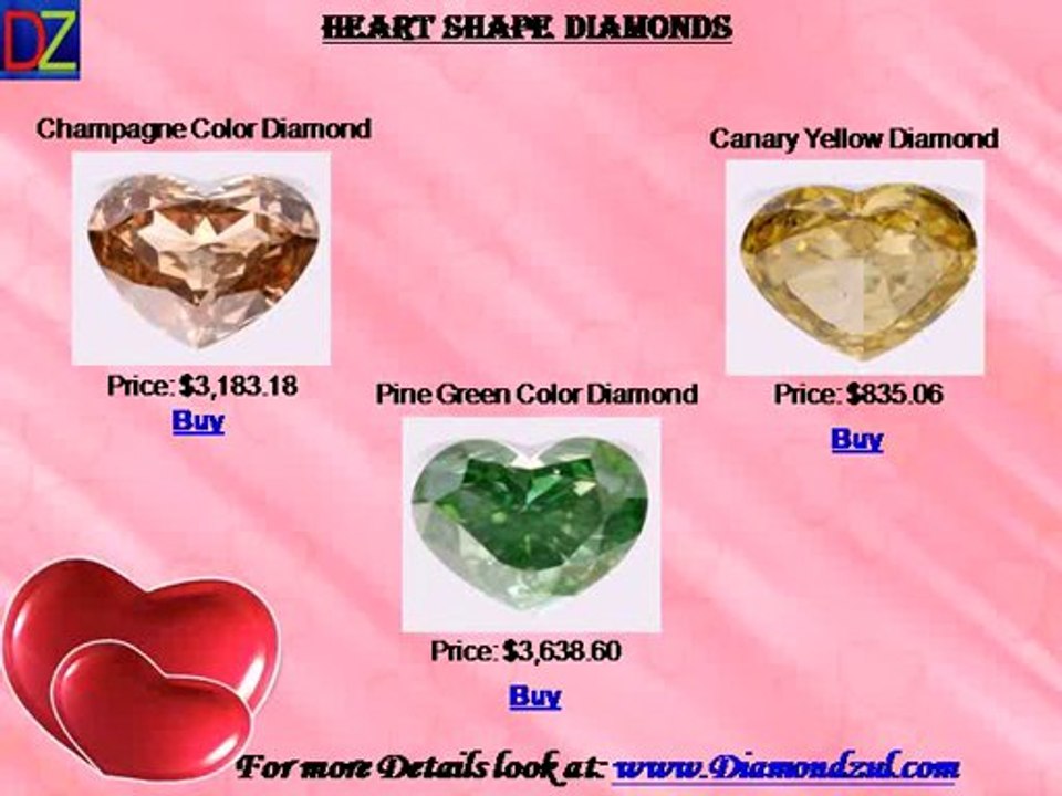 White Heart cut Diamonds in Iowa IA, Black Heart cut Diamonds Texas TX