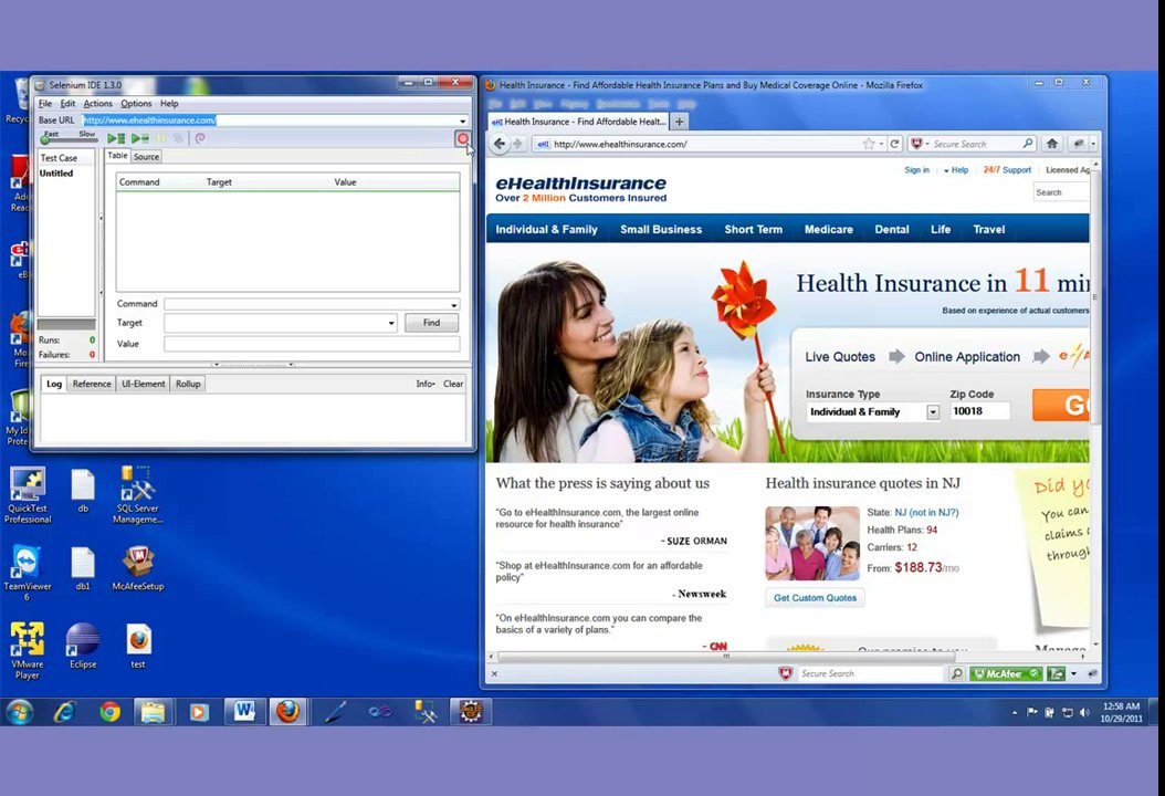 ▶ TrainingRite.com Selenium Learning Videos - Selenium IDE - Video 1