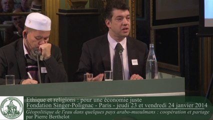 Pierre Berthelot - Géopolitique de l'eau dans quelques pays arabo-musulmans : coopération et paratage