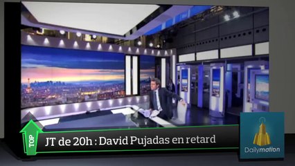 Top Média : David Pujadas arrive en retard au journal de 20 h