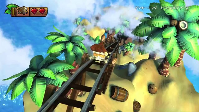 donkey kong tropical freeze - trailer gameplay 2