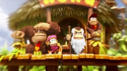 donkey kong tropical freeze - trailer gameplay