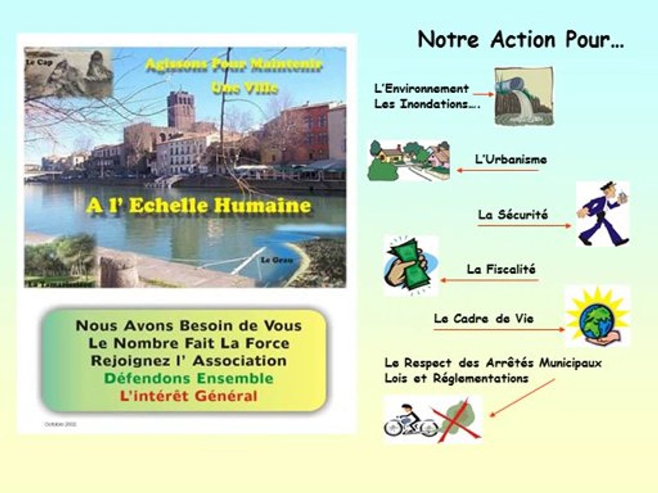 Pourquoi  une association  Citoyenne AGATHE à Agde