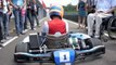 Sébastien Loeb test un karting électrique