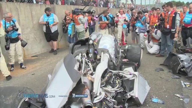 24H du Mans 2011 - Crash Audi McNish