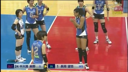 久光 vs JT 　2014.1.25 　第2セット