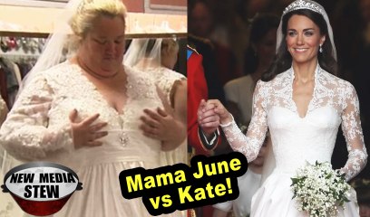 HONEY BOO BOO's MAMA JUNE in KATE MIDDLETON-like Royal WEDDING DRESS