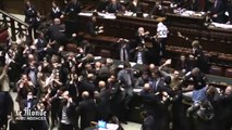 Altercation au Parlement italien